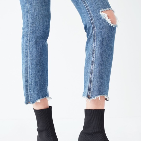 BDG Kick Flare High Rise Cropped Urban Outfitters - Picture 6 of 8